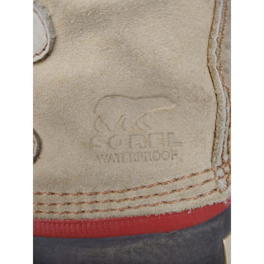 SOREL Joan of Arctic Tan Suede Faux Fur‎ Tall Winter Boots Women's 7, NL1540254 - Picture 9 of 13